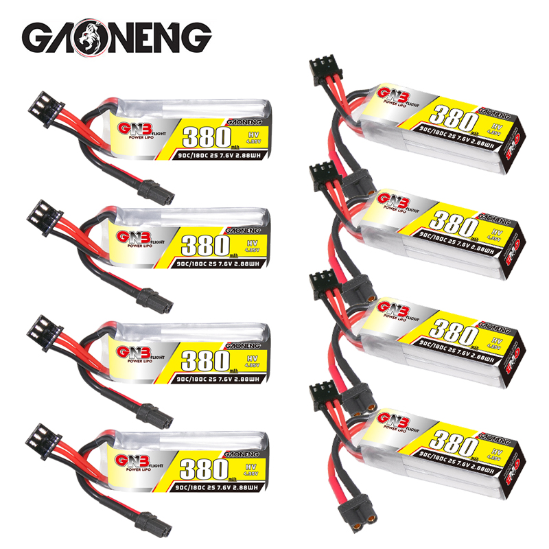 Rc Helicopter Coaxial - Baterai Lipo GNB 2S 7.6V 380mAh