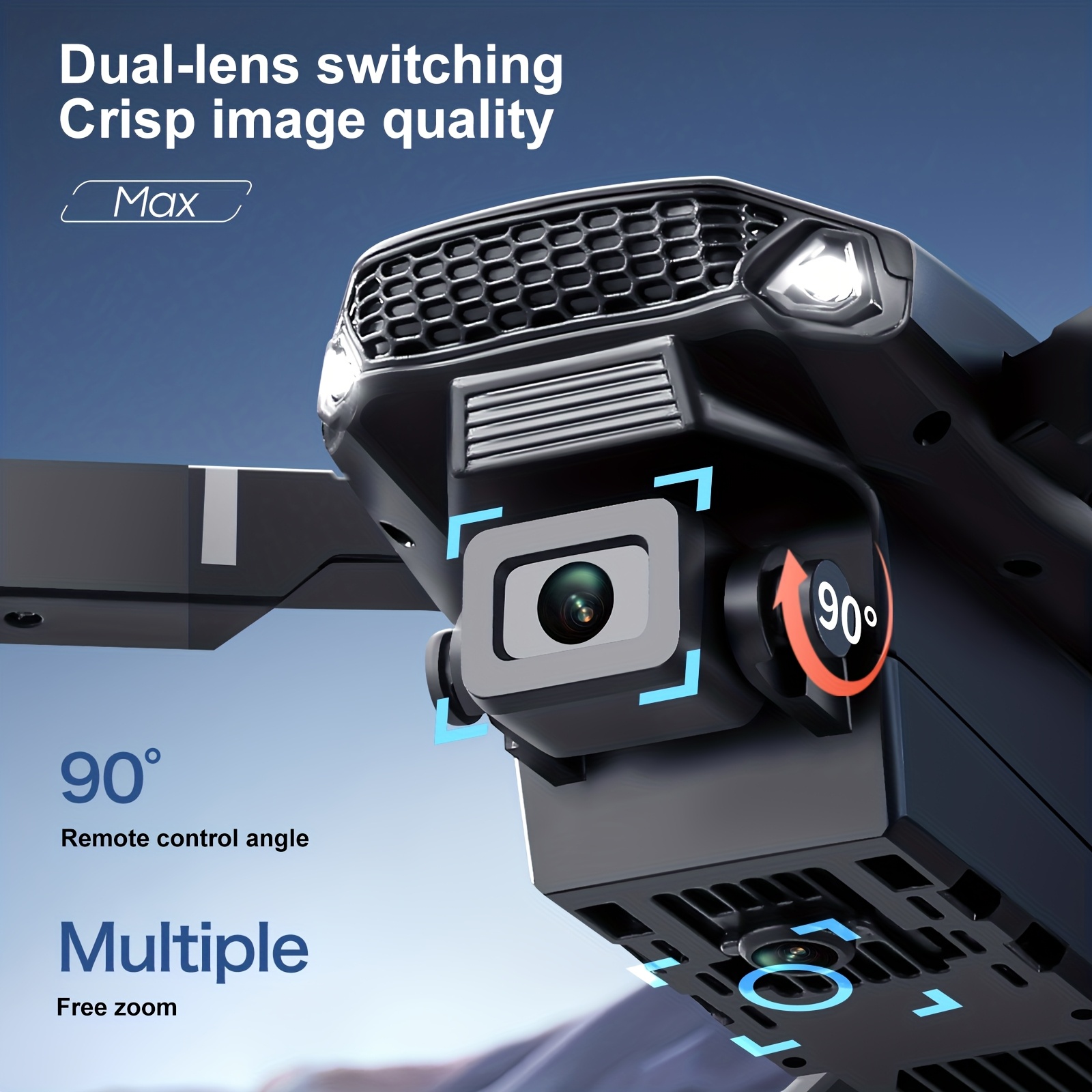 Drone Lipat E88 PRO MAX yang D - Rc Helicopter Case ulasan dan harga